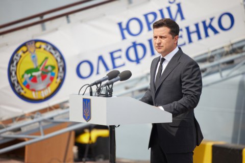 Зеленський повідомив про плани до 2035 року побудувати новий військово-морський флот