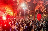 Фанаты соперников "Шахтера" устроили стычки с полицией перед матчем Лиги Чемпионов