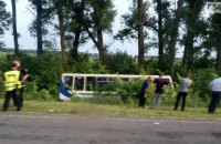 У Сумській області перекинувся рейсовий автобус