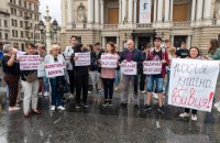 У Львові родини захисників «Азовсталі» влаштували акцію із закликом врятувати військовополонених 