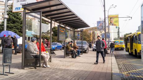В Киеве установили первые "умные" остановки