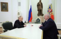 Російський диктатор Путін прибув з візитом до свого білоруського колеги Лукашенка