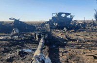 Военные уничтожили у Тростянца колонну вражеской техники