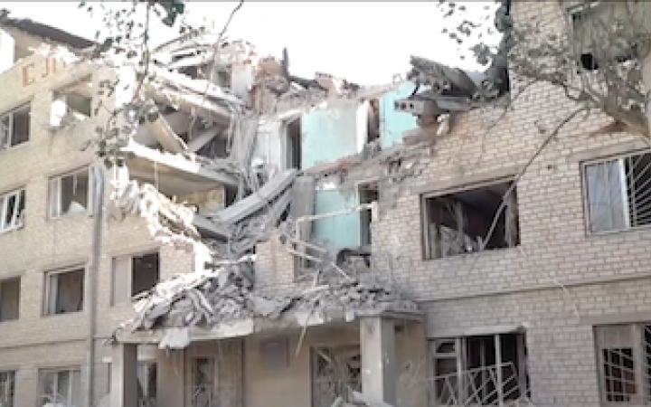 Кім оприлюднив відео ранкового удару по Миколаєву