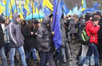 ​На митинг Партии регионов привели детей