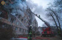 "Украинский свидетель" опубликовал видео последствий артобстрела Оболонского района Киева