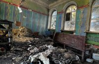 У Куп'янську горів вокзал через обстріл росіян