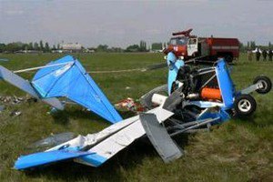 В Кривом Роге разбился мотодельтаплан