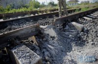 Три вагони з вугіллям для Щастинської ТЕС зійшли з рейок через підривання колії