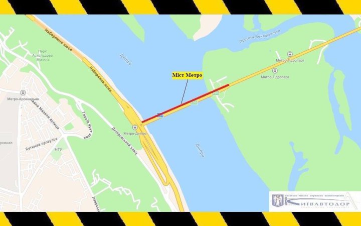 У Київраді припустили, що для ремонту моста Метро рух треба буде обмежити і на "червоній" гілці. КМДА заперечує