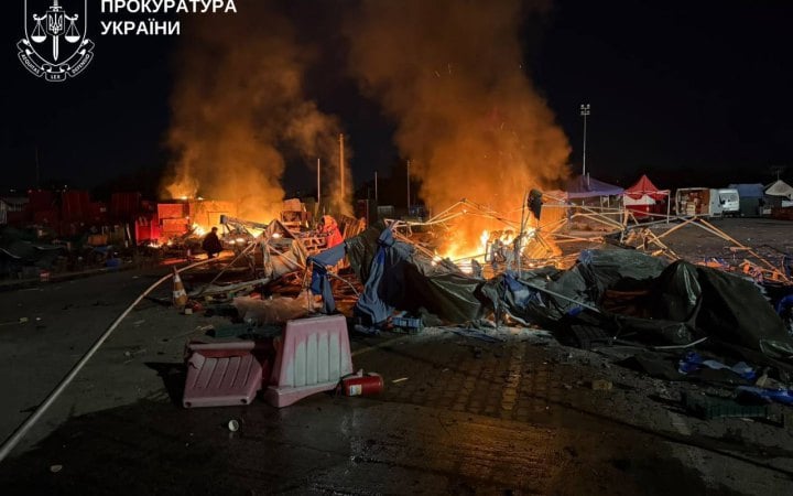 Росіяни вдарили по ринку у Софіївській Борщагівці на Київщині, є жертви (оновлено)