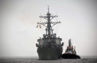 Американский эсминец вошел в акваторию Черного моря