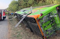 16 человек пострадали при аварии пассажирского автобуса в Германии