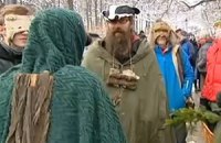 В Варшаве протестовали против вырубки Беловежской пущи