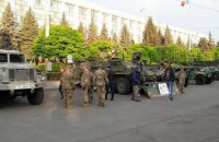 В центре Кишинева открылась выставка американской военной техники