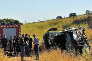 Автобус во Франции разбился из-за сcоры украинца с водителем