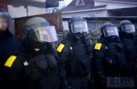 Межигорье от активистов охраняло антитеррористическое подразделение