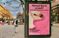 Зоозахисники встановили в українських містах сітілайти для фото з тваринами 