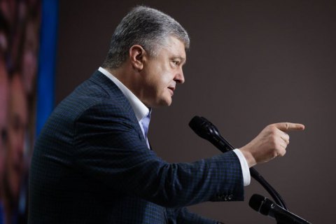 ​Порошенко: запрет ответного огня возможен только при введении миротворцев ООН