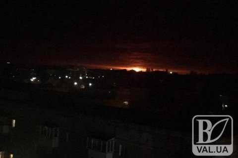 ​В Ичне взорвались склады с боеприпасами