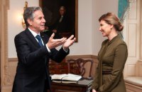 Зеленська зустрілася у США з Блінкеном, на черзі – виступ у Конгресі
