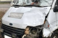 Під Києвом водій мікроавтобуса збив на смерть жінку на пішохідному переході і втік