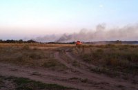 В Полтавской области второй день горят торфяники