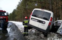 В автокрушении в Хмельницкой области пострадала женщина
