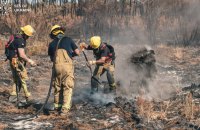 У Франції українські рятувальники допомогли загасити пожежу, що загрожувала населеному пункту