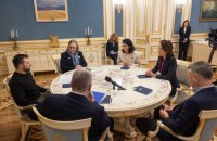 Зеленський зустрівся з делегацією політичної групи Європарламенту Renew Europe