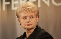 Грибаускайте: Украине угрожает изоляция