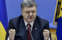 Порошенко лично встретит партию военных автомобилей от США