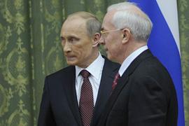Путин с Азаровым уединились в Клубе Кабмина