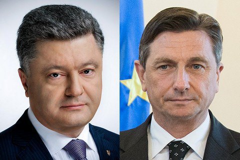 Порошенко по телефону поздравил президента Словении с переизбранием