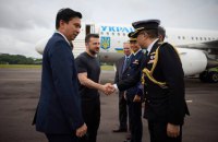 Зеленський прибув до Сінгапура, де зустрінеться з міністром оборони США