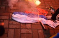Россия направила ноту протеста Украине из-за погрома в помещении Россотрудничества