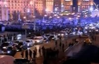Группа протестующих перекрыли движение на Крещатике