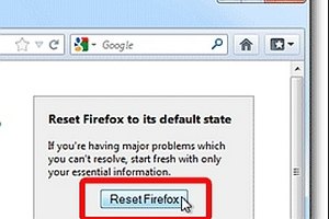 В Firefox добавят кнопку Reset
