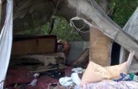 В Ивано-Франковске неизвестные подожгли табор ромов