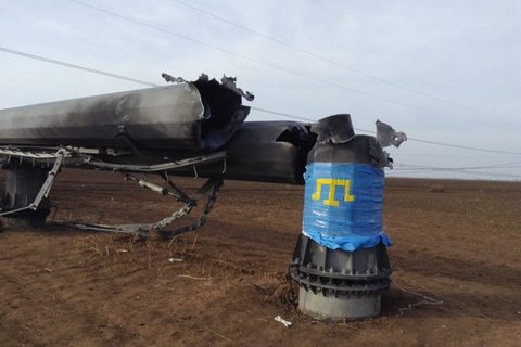 Полиция возбудила дело в связи с подрывом ЛЭП в Крым