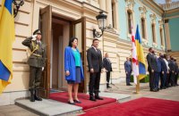 Зеленский провел переговоры с президентом Грузии Саломе Зурабишвили