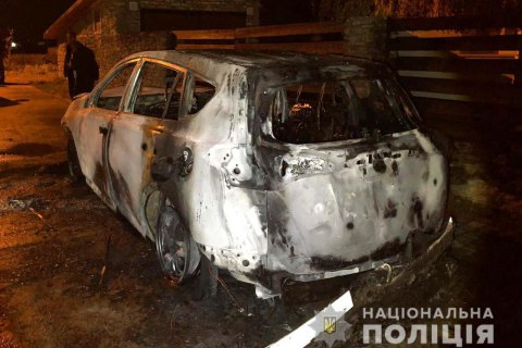 Ночью сожгли автомобиль секретаря Ровенского горсовета