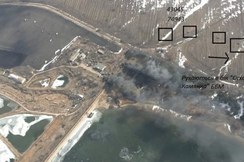 Общие потери живой силы России составили около 14700 человек