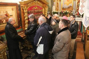 Ющенко помолился в Бориславе