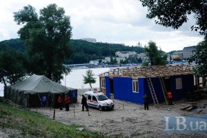 В евролагере шведов еще прокладывают коммуникации