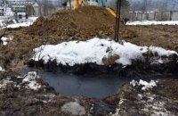 На Львівщині розслідують витік нафти на площі 500 кв. м 