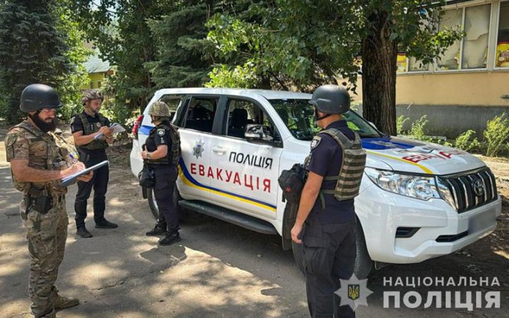 У Гуляйполі росіяни атакували дроном евакуаційний автомобіль поліції