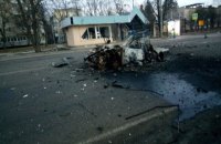 На Київщині тероборонці спалили п’ять одиниць техніки окупантів