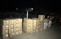 Женщина пыталась перенести на оккупированную территорию 48 ящиков товаров пищевой промышленности