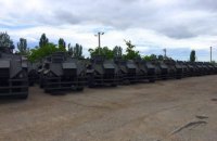 Новая партия броневиков Saxon прибыла в Украину